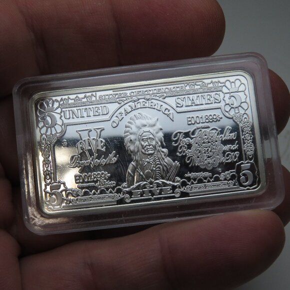 United Estate Indian Silver Bar Collection - Picture 1 of 3